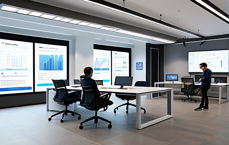 글로벌브릿지와 기술 혁신 중심지 - Global Networking Hub**

"A vibrant, modern conference hall filled with diverse professionals, fully...